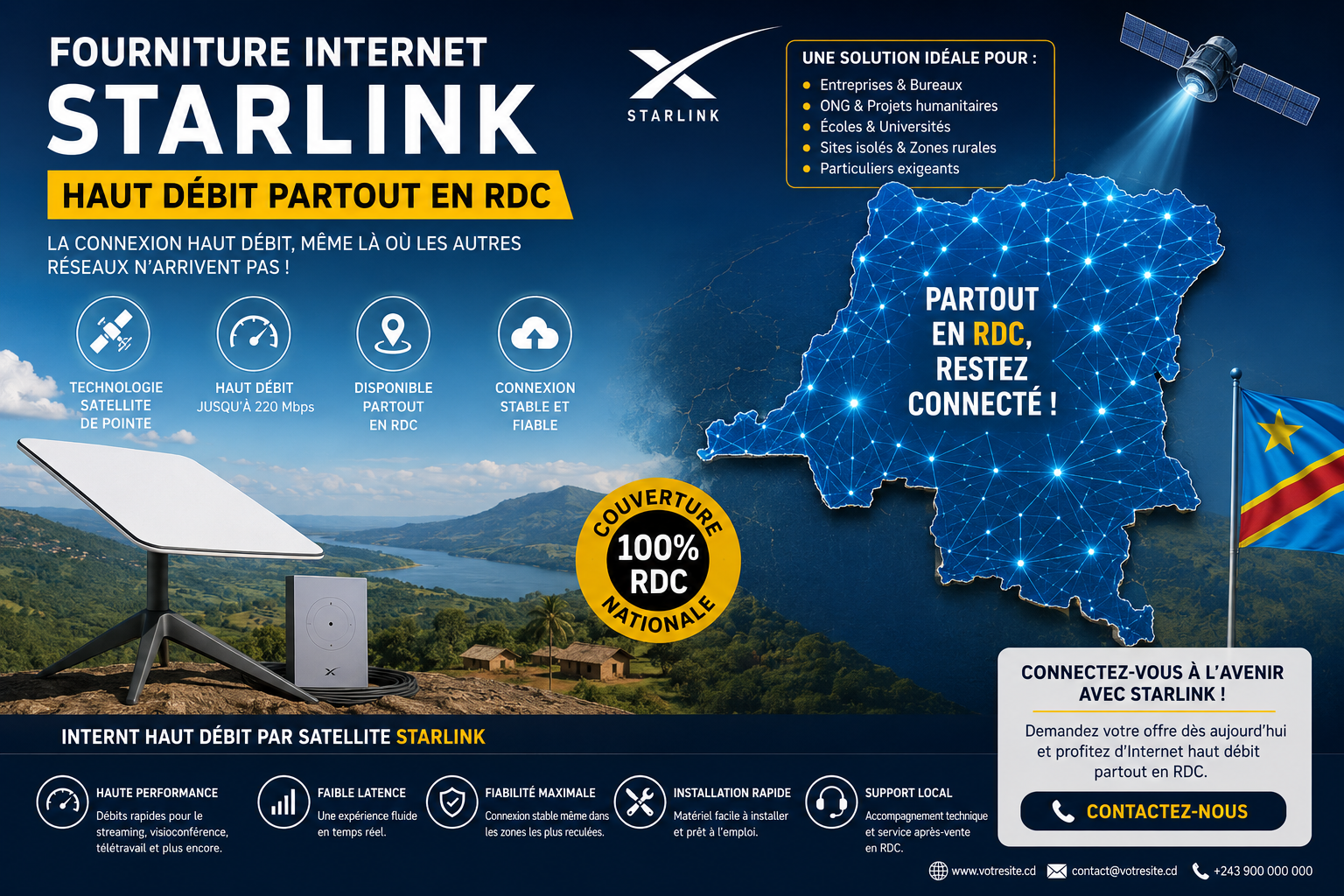 Connexion Starlink SpaceX CTRATD