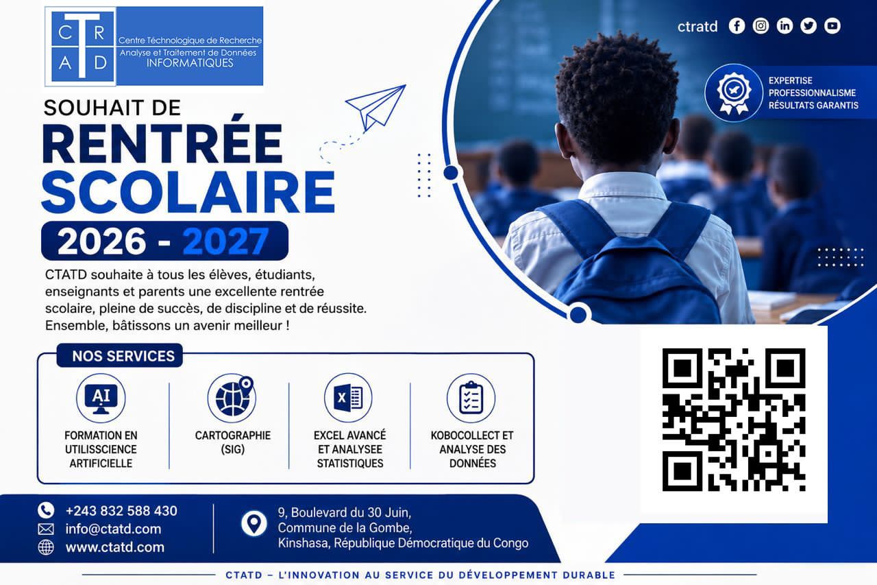 Rentrée scolaire avec CTRATD